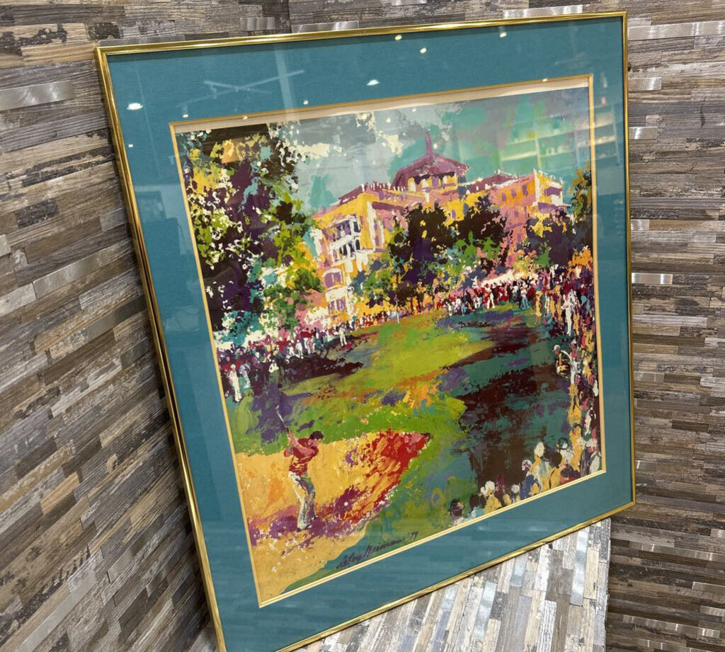 LeRoy Neiman's Vibrant Framed Lithograph Print ART WORK 24x26
