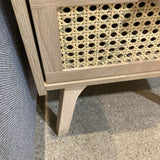 Boho Rattan 1-Drawer NIGHTSTAND Natural 16w12d23h