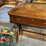 1960s Parquet Inlaid Writing Desk DESKS 52w26d31h