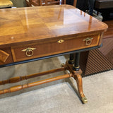 1960s Parquet Inlaid Writing Desk DESKS 52w26d31h