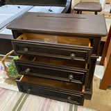 Traditional Wood 3-Drawer w/ Outlet NIGHTSTAND 32w17d31h