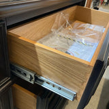 Traditional Wood 3-Drawer w/ Outlet NIGHTSTAND 32w17d31h