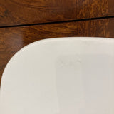 GRONSTA Molded DINING CHAIRS White/Walnut 20.5w19d31h