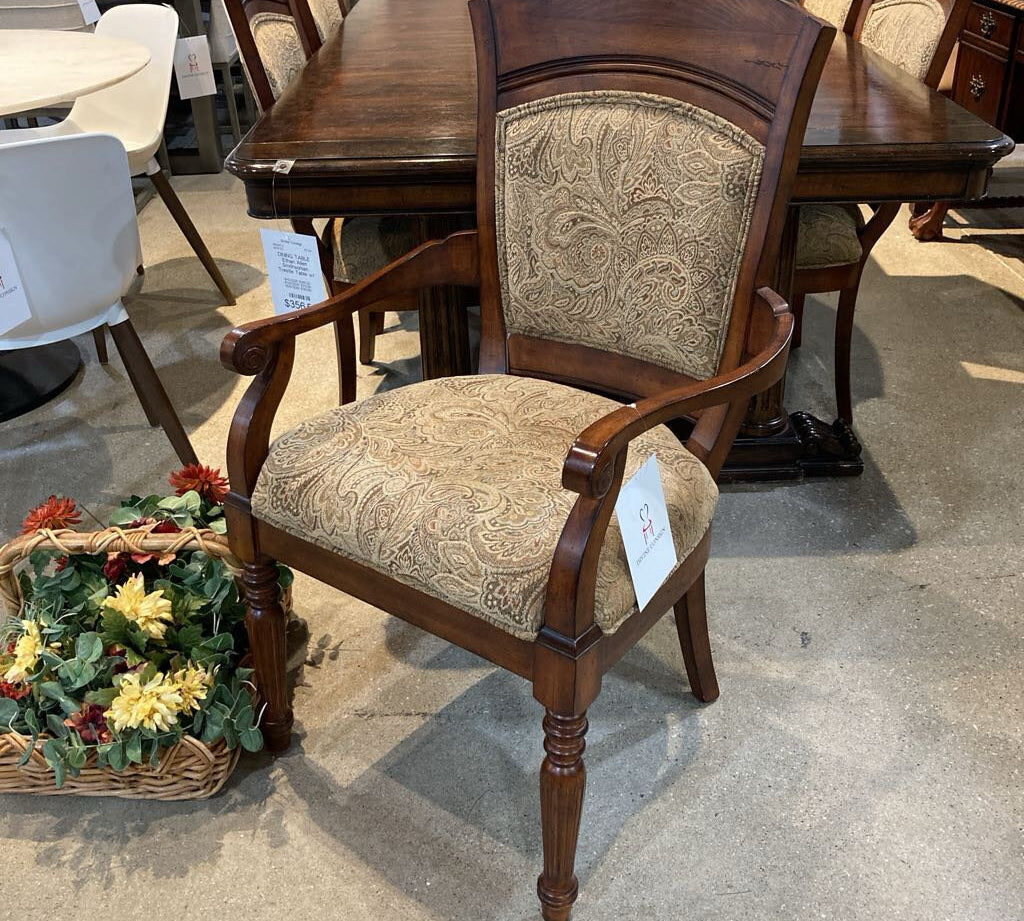 Walter E. Smithe Neoclassical Arched Captain DINING CHAIRS 23w20d40h