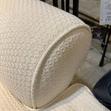 Cochrane Classic Roll-Arm 3-Seat SOFA White 83w34d37h