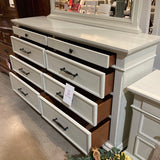 Charleston 8-Drawer w/ Mirror DRESSERS/CHESTS 62w17d82h