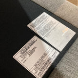 2pc L-Shape Fabric SECTIONAL Gray 110w90d34h