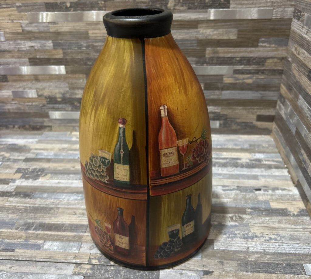 Still Life Themed Decorative Vase ACCESSORIES 6d10.5h