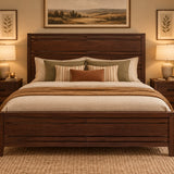 Crate & Barrel Solid Wood Slatted Queen BEDS 63w85d47h