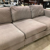 Weiman Fine Custom 2-Piece Angled End SECTIONAL Grey 124Wx55Dx26H