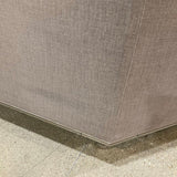 Weiman Fine Custom 2-Piece Angled End SECTIONAL Grey 124Wx55Dx26H