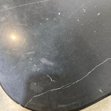 Modern Rectangular Marble Top & Steel Base DINING TABLE 79w35.5d30h