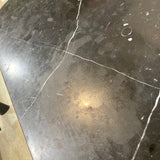 Modern Rectangular Marble Top & Steel Base DINING TABLE 79w35.5d30h