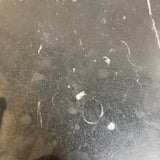 Modern Rectangular Marble Top & Steel Base DINING TABLE 79w35.5d30h