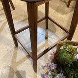 Team 7 Austrian Custom Ark Walnut Base BAR/COUNTER STOOL Eggplant 15Wx16Dx35H