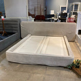 Roche Bobois Custom Upholstered Low-Profile Queen BEDS 97w90d34h