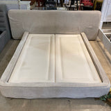 Roche Bobois Custom Upholstered Low-Profile Queen BEDS 97w90d34h
