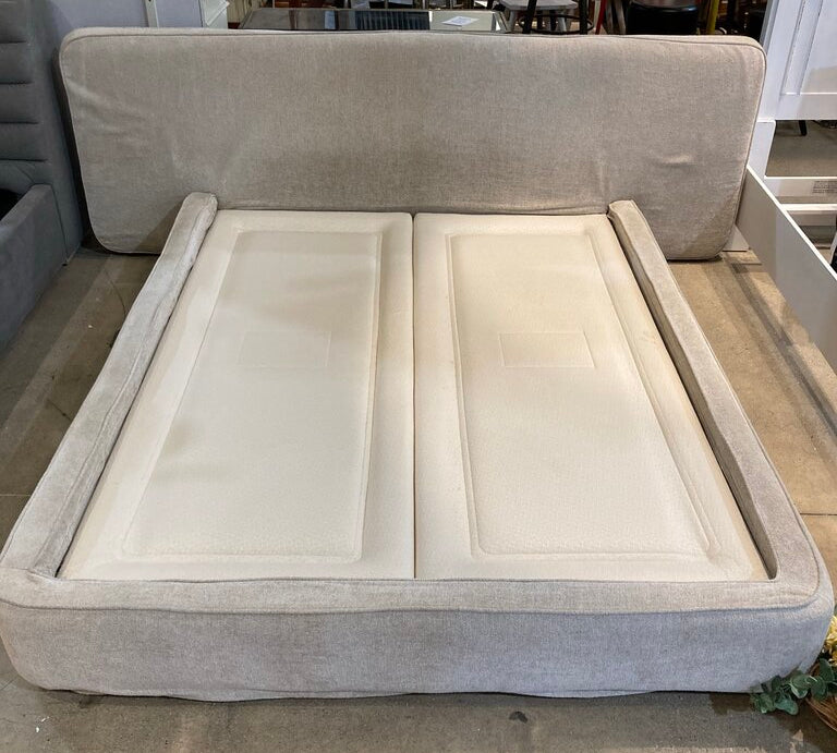 Roche Bobois Custom Upholstered Low-Profile Queen BEDS 97w90d34h