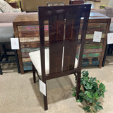 Italian Made High Gloss Wood DINING CHAIRS 20Wx19Dx42H