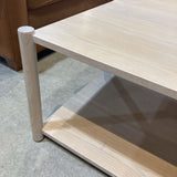 Dowel Furniture Loma Cerused Oak COFFEE/COCKTAIL TABLE 48Wx48Dx16H