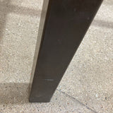 Room & Board Metal Parsons Rectangular Glass Top COFFEE/COCKTAIL TABLE 46Wx26Dx18H