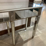 Paneled Mirrored Console CONSOLE TABLE 48w19d35h