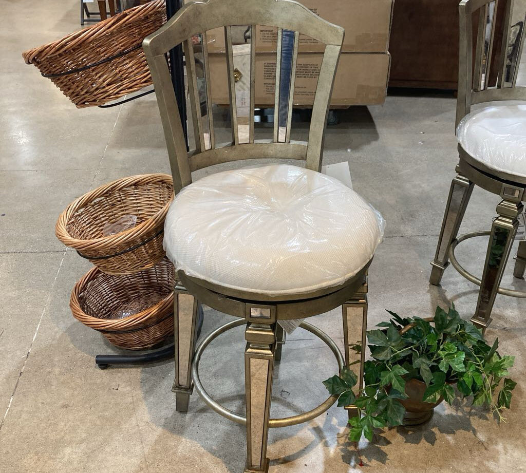 Jarnot Mirrored Counter Stool BAR/COUNTER STOOL 17d41.5h