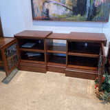 Parker House Huntington Antique Vintage Pecan Expandable TV Console MEDIA CONSOLE 48"-72"w21d27.5h