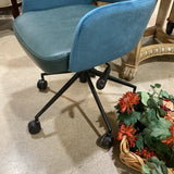 West Elm Two-Toned Upholstered Tilt OFFICE CHAIRS 25.5w21d34h