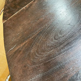 Carter Wooden Iron Round DINING TABLE 60d30h