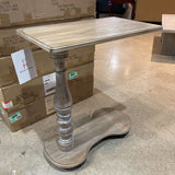 Mabry Mobile Tray Table SIDE TABLE Antique Beige 24w14d28h