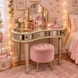 Constance Mirrored Vanity FURNITURE 40w18d30h