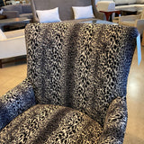 Cascadia Upholstered Leopard Print Glider ROCKING CHAIRS 30w28d36h