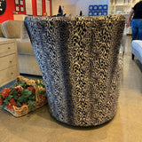 Cascadia Upholstered Leopard Print Glider ROCKING CHAIRS 30w28d36h