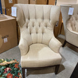 Patterned Wingback w/ Nailhead Trim LOUNGE CHAIRS 30w28d47h