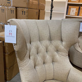Patterned Wingback w/ Nailhead Trim LOUNGE CHAIRS 30w28d47h