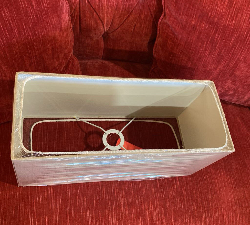 Tan Rectangular Lamp Shade 20W/9H/20W ACCESSORIES