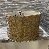 Uttermost Alita Champagne Metal Drum Pendant LIGHTING 22d38h