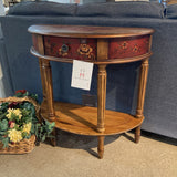 Mozart Demilune CONSOLE TABLE 31.5w13d30.5h