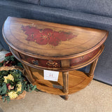 Mozart Demilune CONSOLE TABLE 31.5w13d30.5h