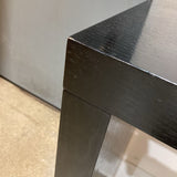 Mobile Wood Waterfall Console CONSOLE TABLE Black 66w14d29h