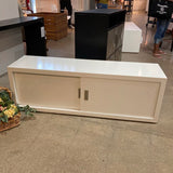 Two Door Modern MEDIA CONSOLE White 55w15d18.5h