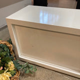 Two Door Modern MEDIA CONSOLE White 55w15d18.5h