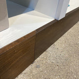 Commercial Grade Display Shelf FURNITURE White 216w18d118h