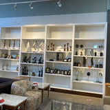 Commercial Grade Display Shelf FURNITURE White 216w18d118h