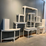 12pc Set Custom Display Tables FURNITURE White