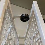 Commercial Grade Metal Grid Partition FURNITURE White