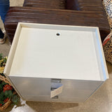 Caracole Expressions 3-Drawer NIGHTSTAND Ash Taupe 26w18d28h
