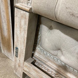 Ornate Button Tufted Queen Bed BEDS