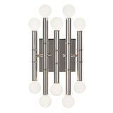 Jonathan Adler Meurice 5-Arm Sconce LIGHTING Nickel 8w5.5d12h